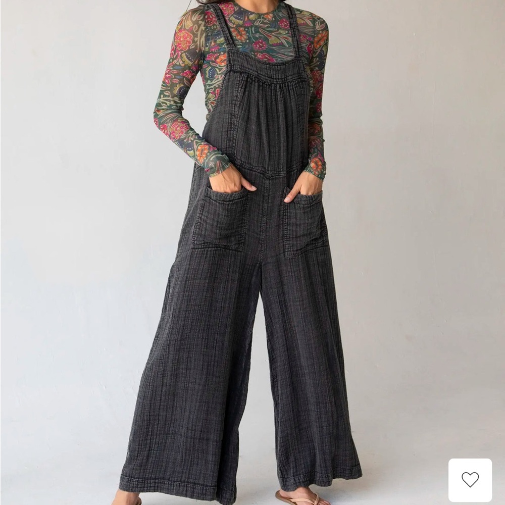 NATURAL LIFE Gray Wide Leg Pants for Effortless Elegance